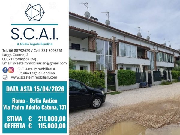 casa indipendente in vendita a Roma in zona Ostia Antica