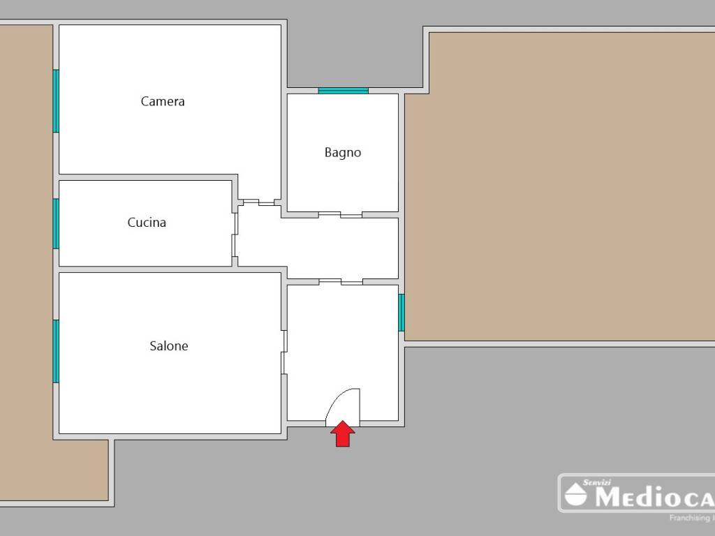 appartamento in vendita a Roma in zona Cinecittà