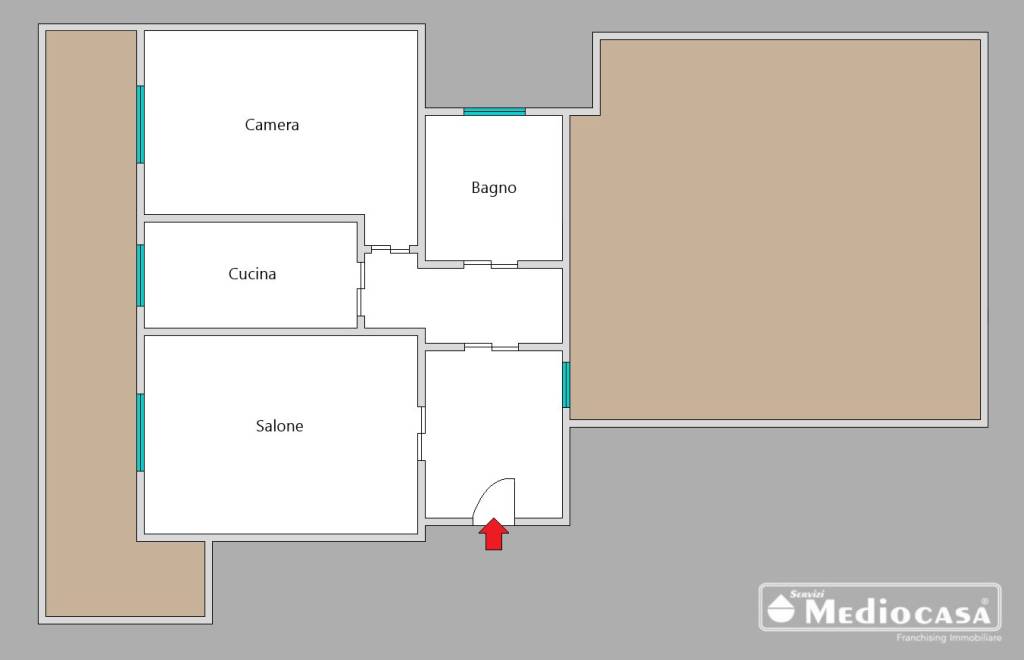 appartamento in vendita a Roma in zona Cinecittà