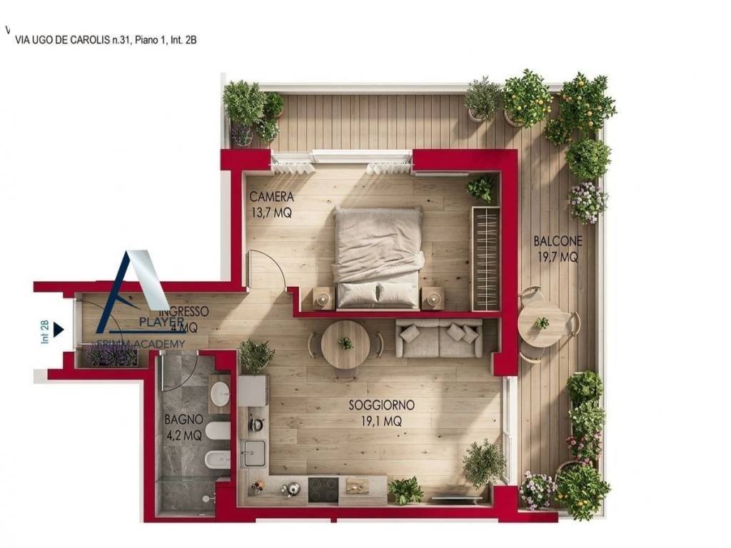 appartamento in vendita a Roma in zona Rione Prati