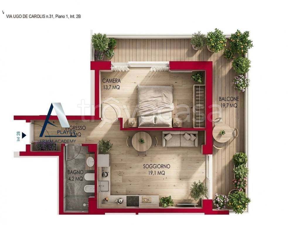 appartamento in vendita a Roma in zona Rione Prati