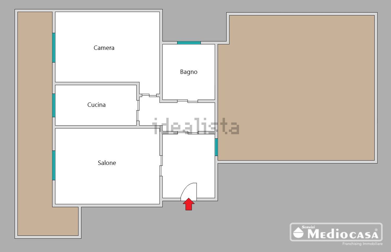 appartamento in vendita a Roma in zona Cinecittà