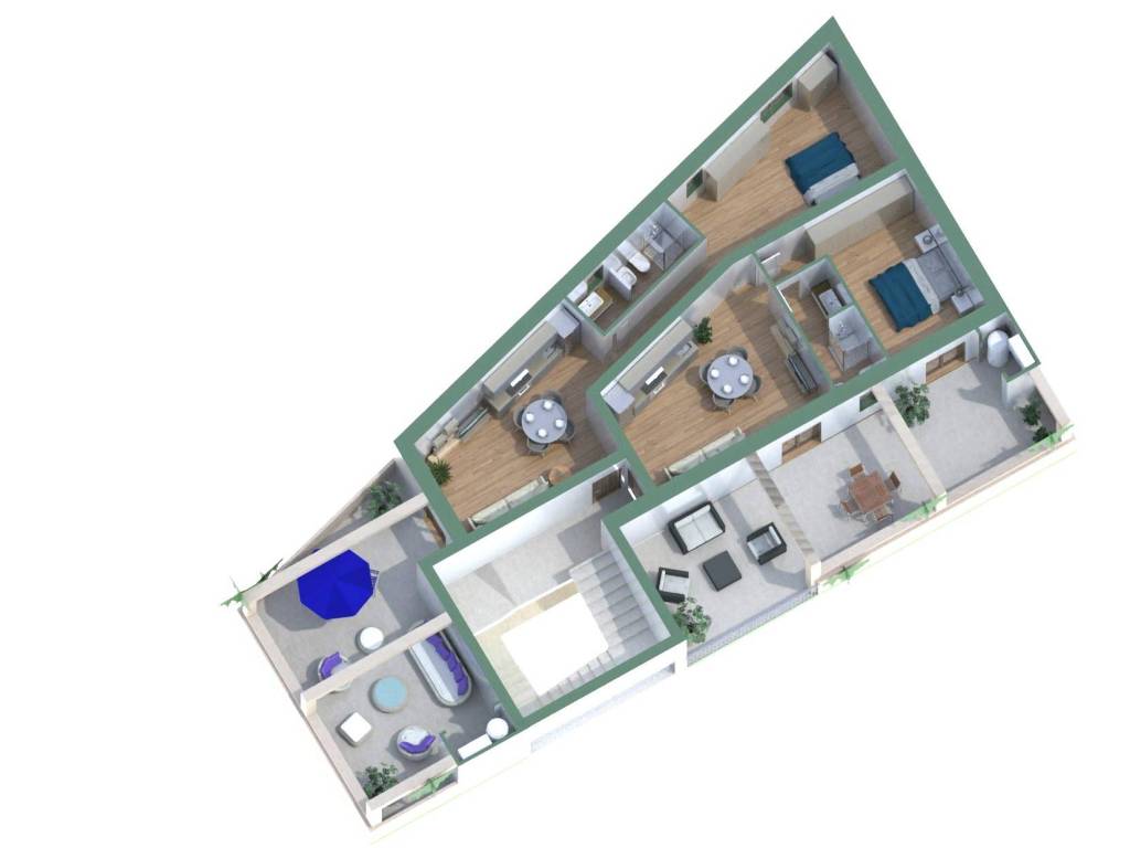 appartamento in vendita a Roma in zona Prenestino-Centocelle