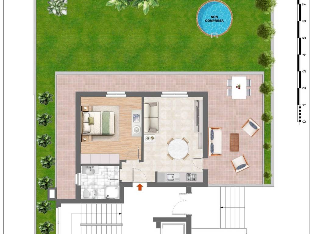 appartamento in vendita a Roma in zona Torrevecchia