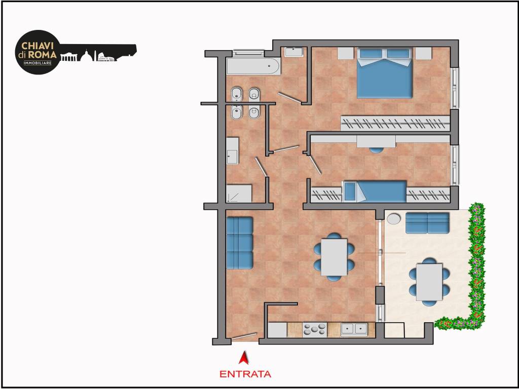 appartamento in vendita a Roma in zona Acilia