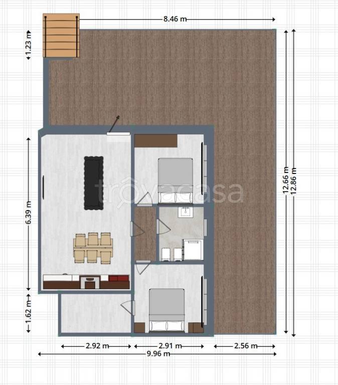 appartamento in vendita a Roma in zona Castel di Leva
