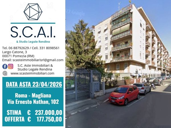 appartamento in vendita a Roma in zona Portuense