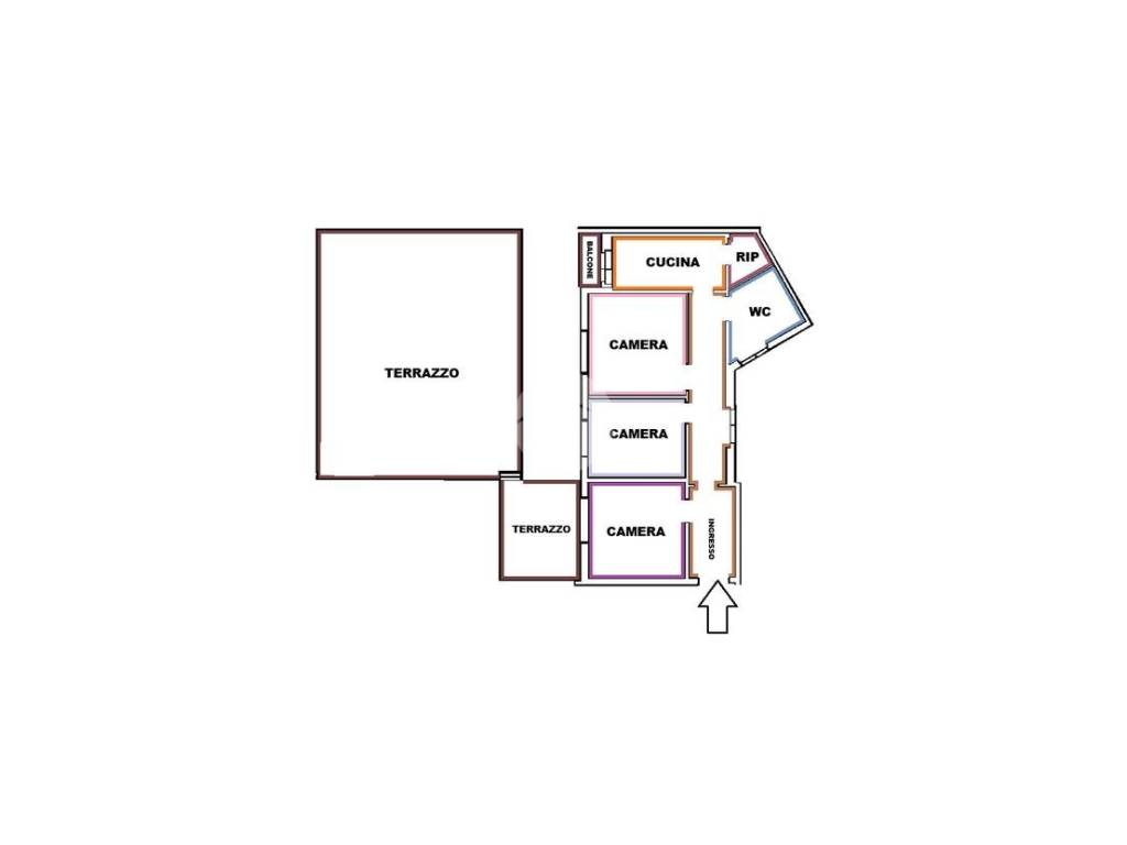 appartamento in vendita a Roma in zona Tuscolano