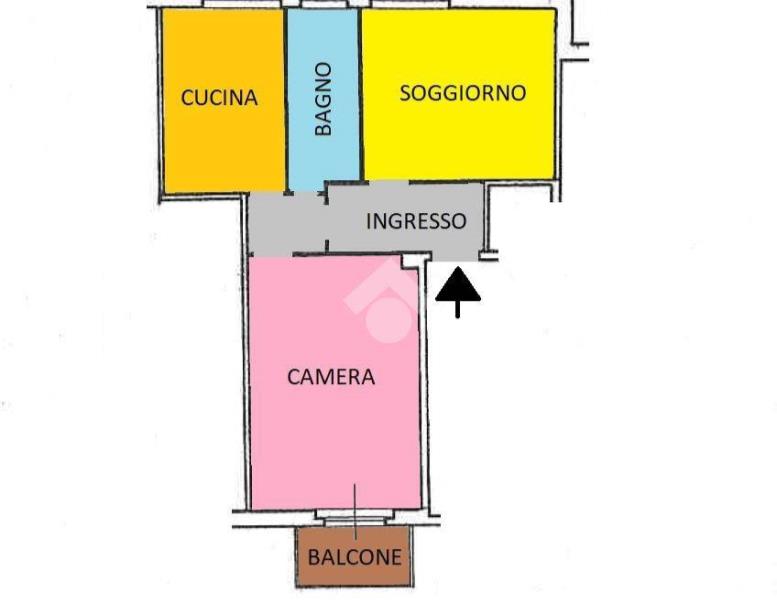 appartamento in vendita a Roma in zona Ostiense