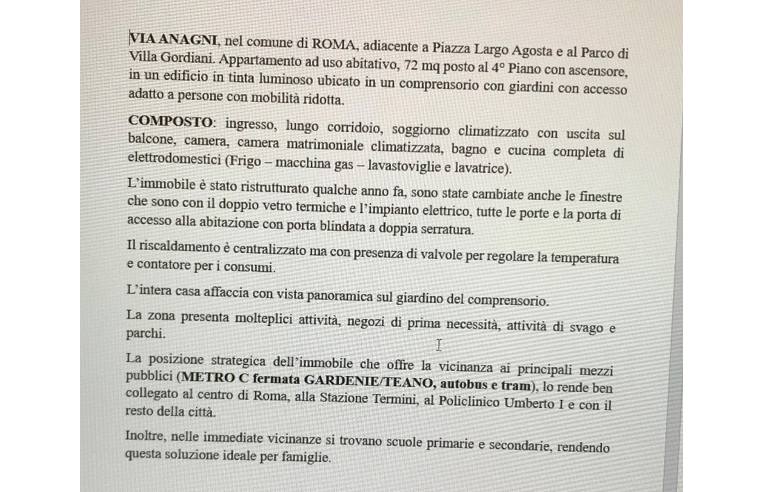 appartamento in vendita a Roma in zona Prenestino-Labicano