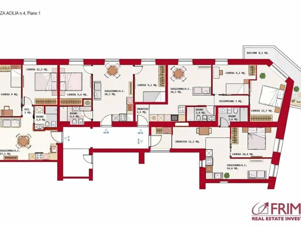 appartamento in vendita a Roma in zona Trieste