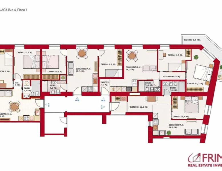 appartamento in vendita a Roma in zona Trieste