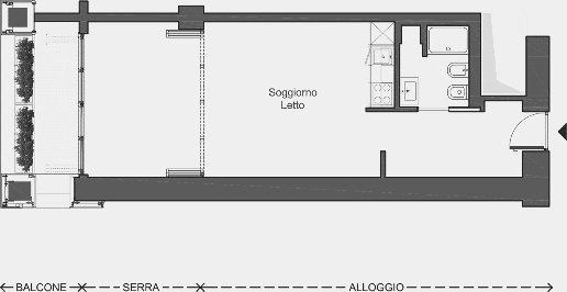 appartamento in vendita a Roma in zona Testaccio