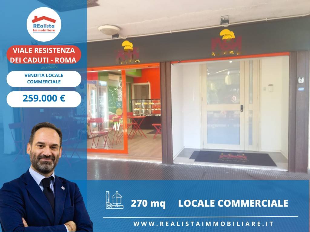 negozio in vendita a Roma in zona Spinaceto