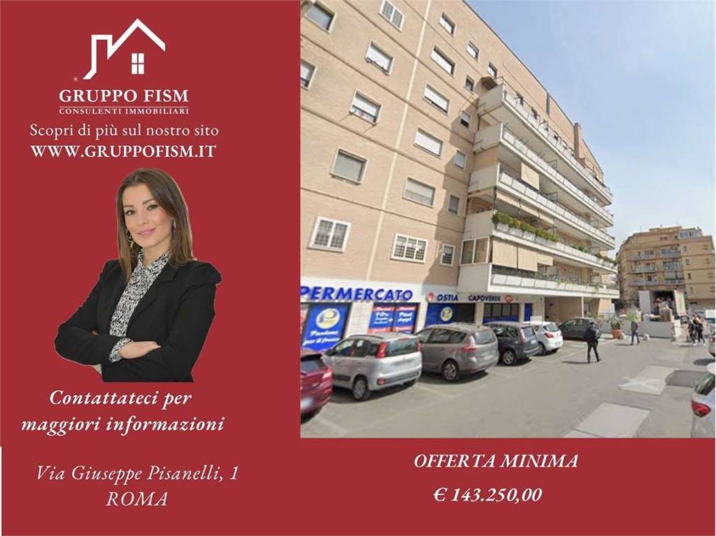 appartamento in vendita a Roma in zona Ostia