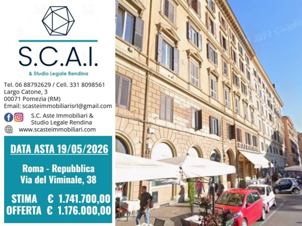appartamento in vendita a Roma in zona Castro Pretorio