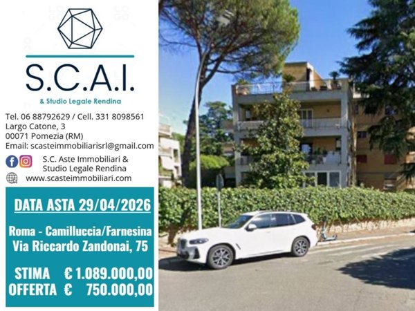 appartamento in vendita a Roma in zona Della Vittoria