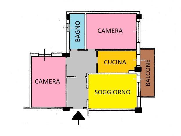 appartamento in vendita a Roma in zona Collatino