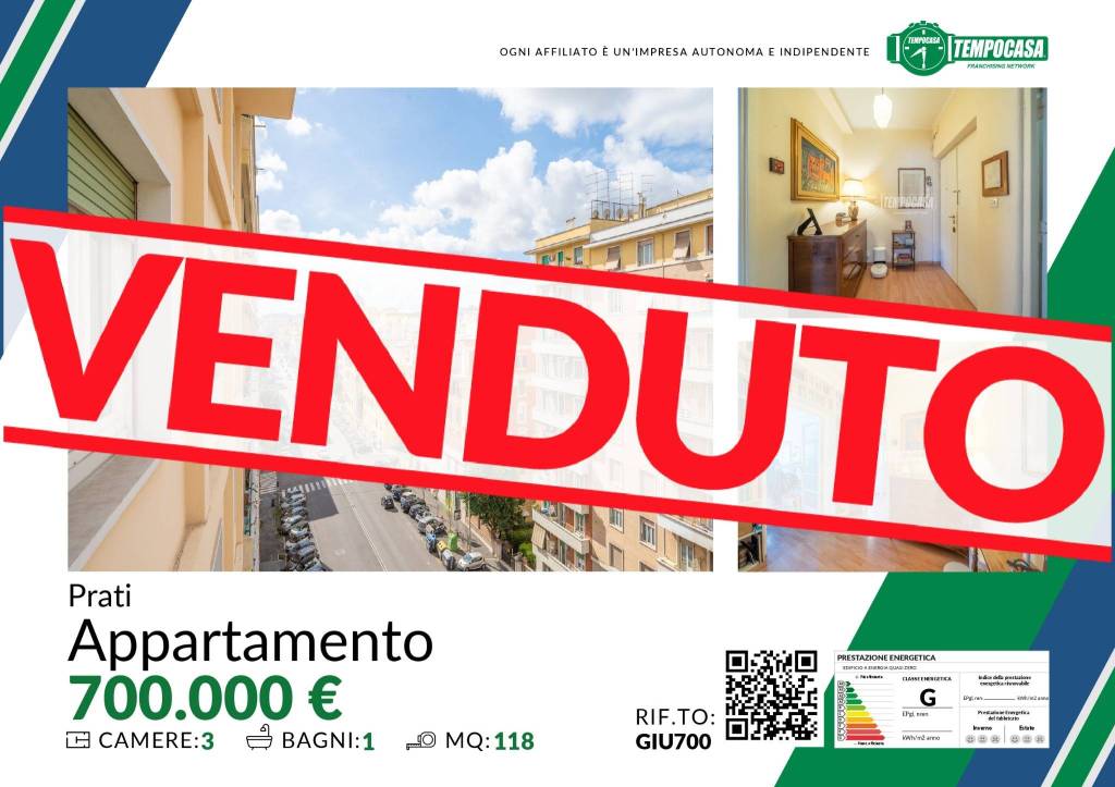 appartamento in vendita a Roma in zona Della Vittoria