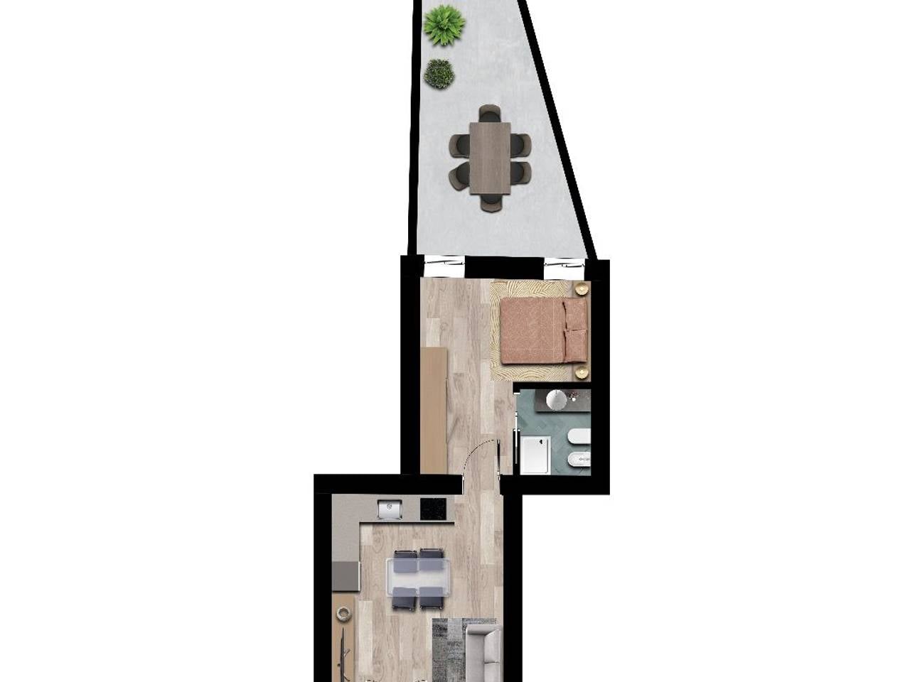 appartamento in vendita a Roma in zona Trastevere