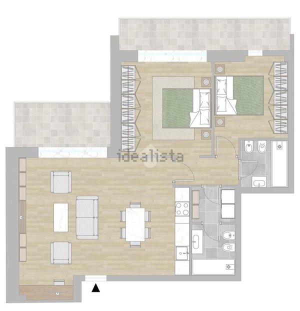 appartamento in vendita a Roma in zona Pietralata