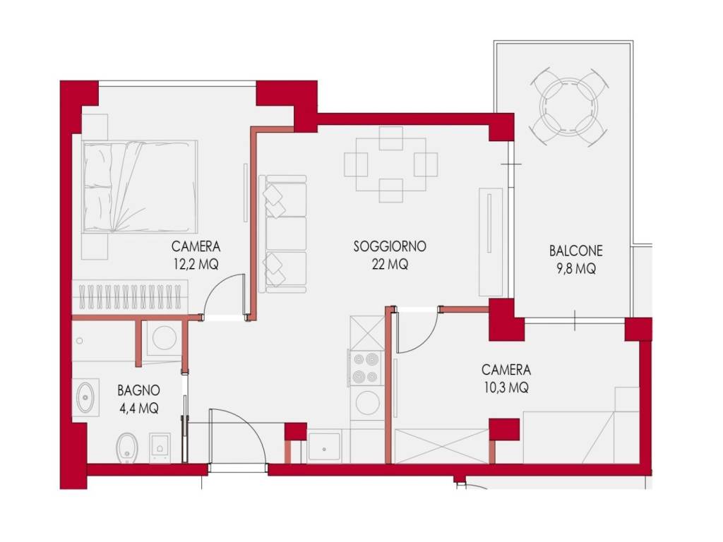 appartamento in vendita a Roma
