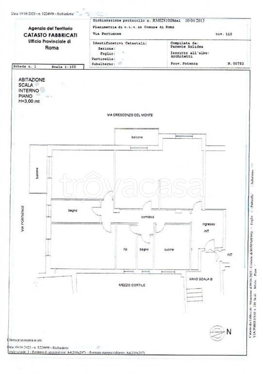 appartamento in vendita a Roma in zona Portuense