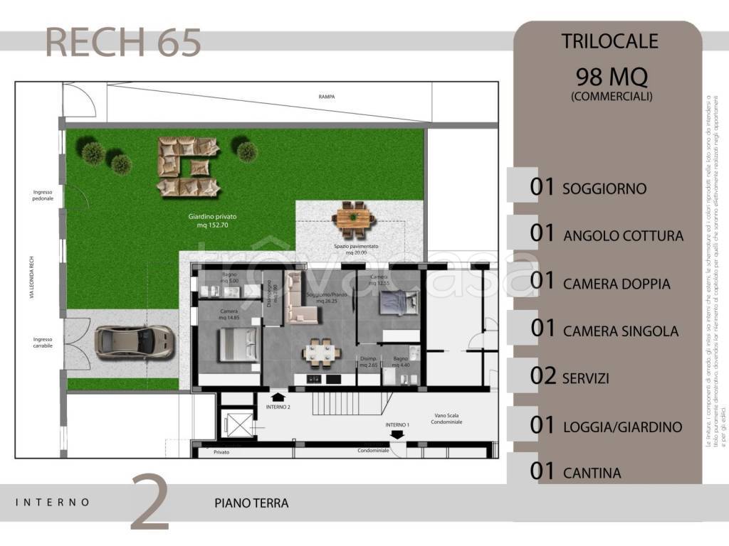 appartamento in vendita a Roma in zona Ponte Mammolo