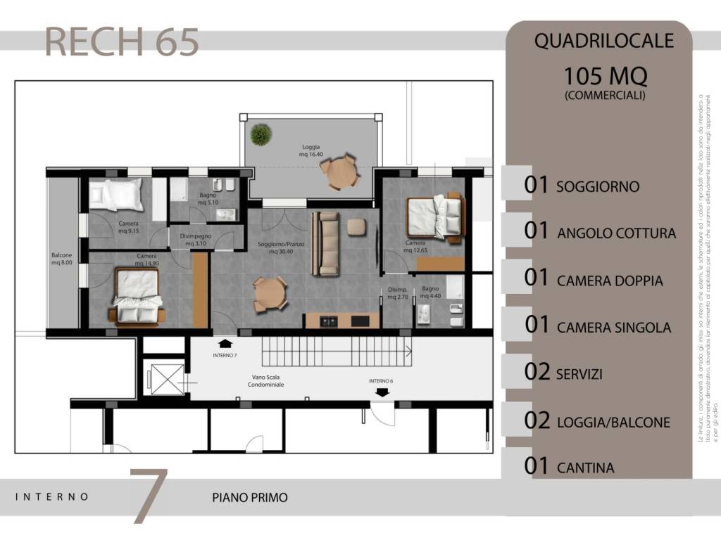 appartamento in vendita a Roma in zona Ponte Mammolo