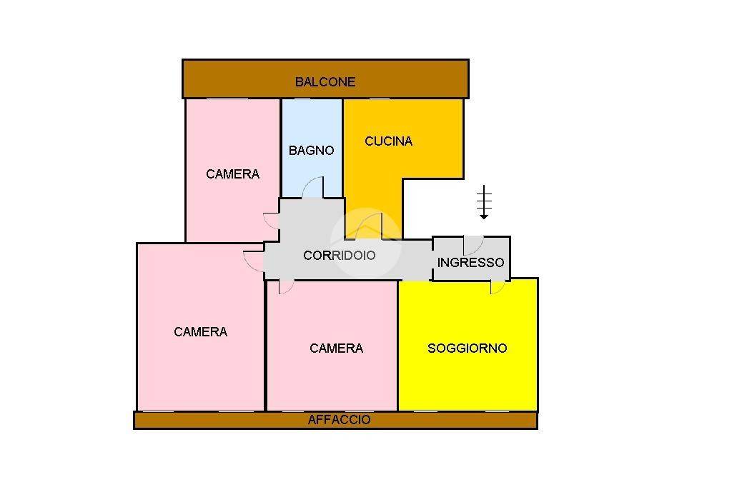 appartamento in vendita a Roma in zona Don Bosco
