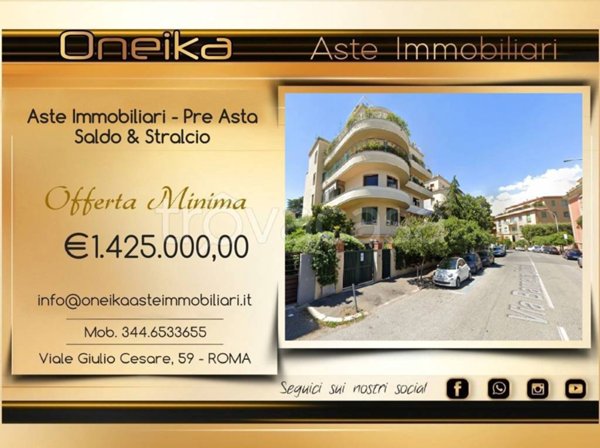 appartamento in vendita a Roma in zona Pinciano