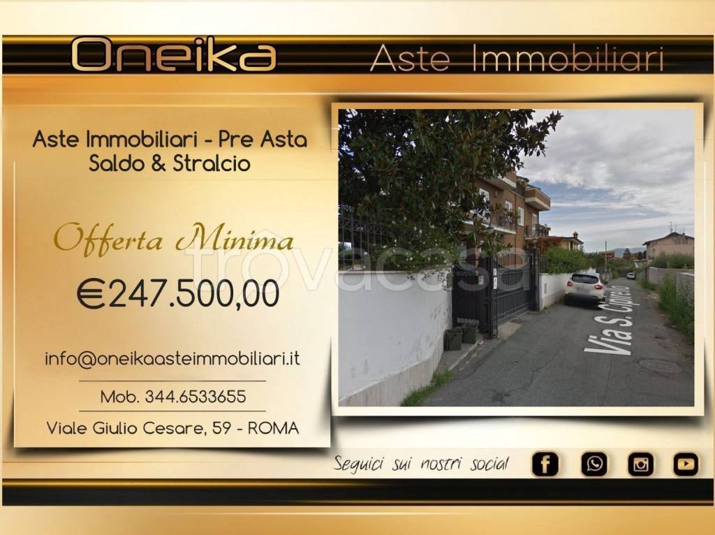 casa indipendente in vendita a Roma in zona Finocchio