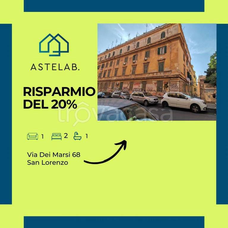 appartamento in vendita a Roma in zona Tiburtino