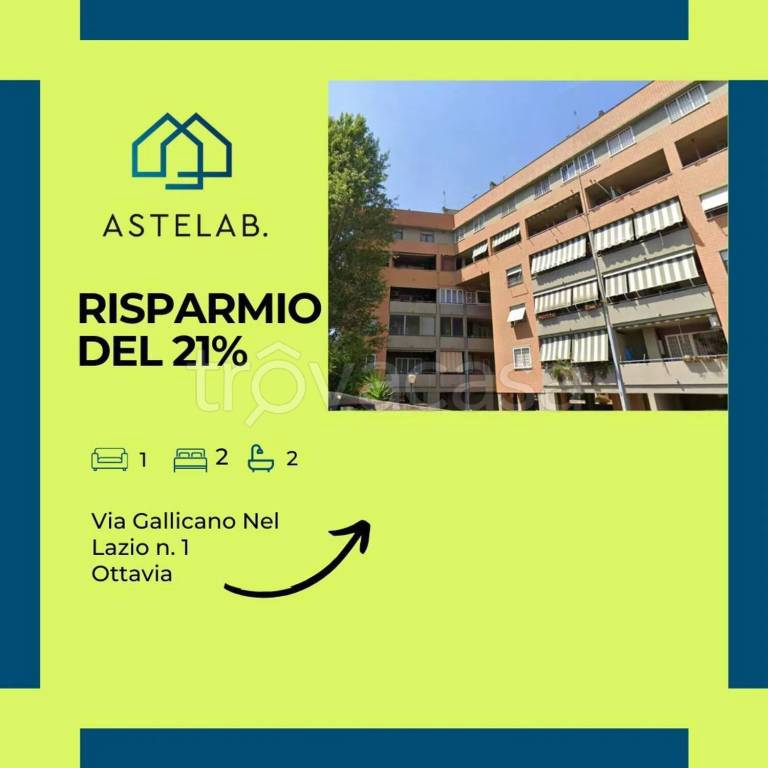 appartamento in vendita a Roma in zona Ottavia