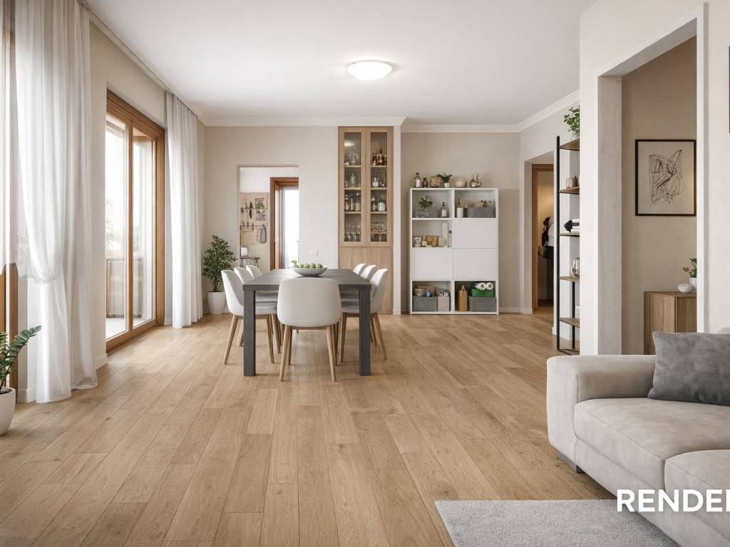 appartamento in vendita a Roma in zona Dragona/Bagnoletto