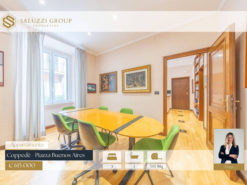 appartamento in vendita a Roma in zona Trieste