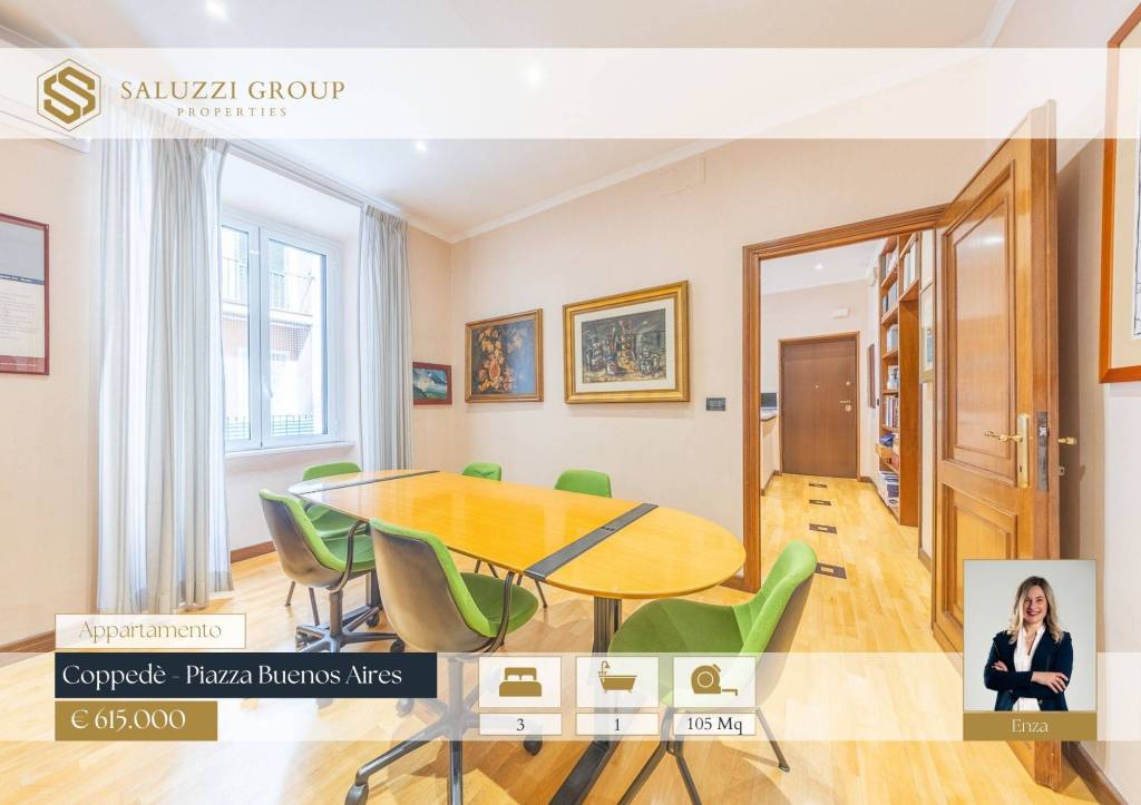 appartamento in vendita a Roma in zona Trieste
