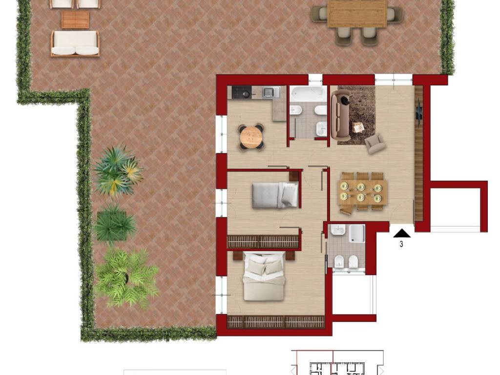 appartamento in vendita a Roma in zona Torrevecchia