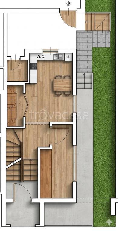 casa indipendente in vendita a Roma in zona Piana del Sole