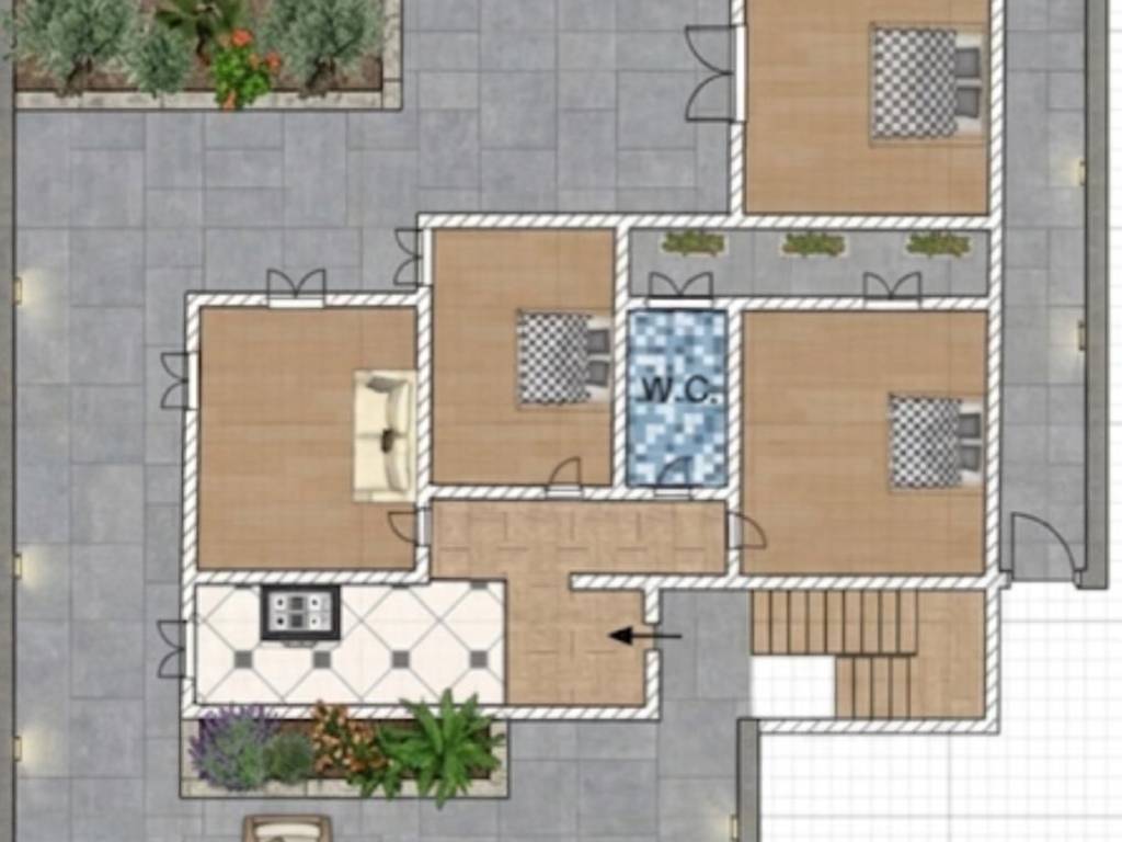 appartamento in vendita a Roma in zona Mezzocammino