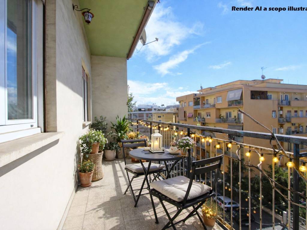appartamento in vendita a Roma in zona Prenestino-Centocelle