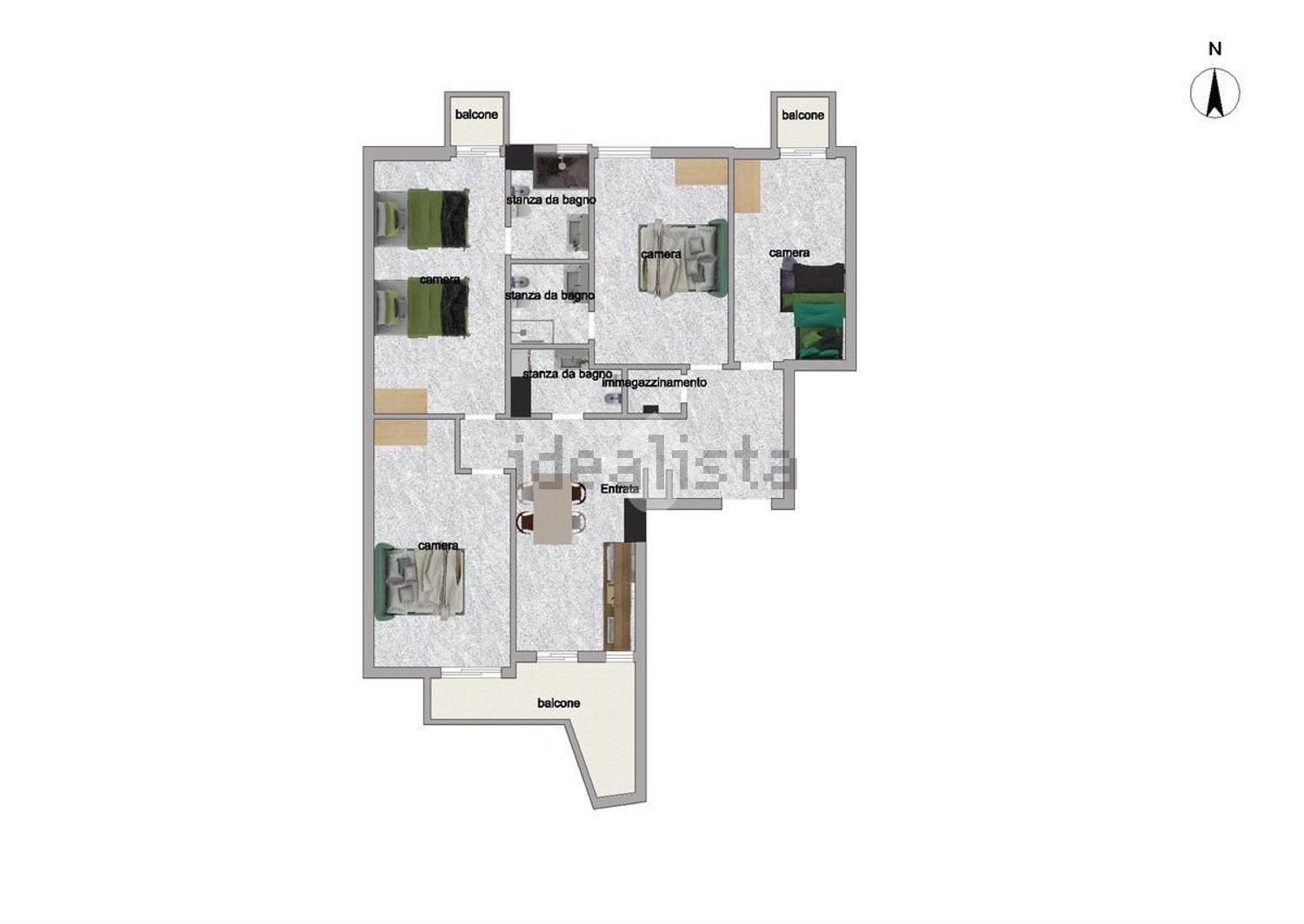 appartamento in vendita a Roma in zona Cinecittà