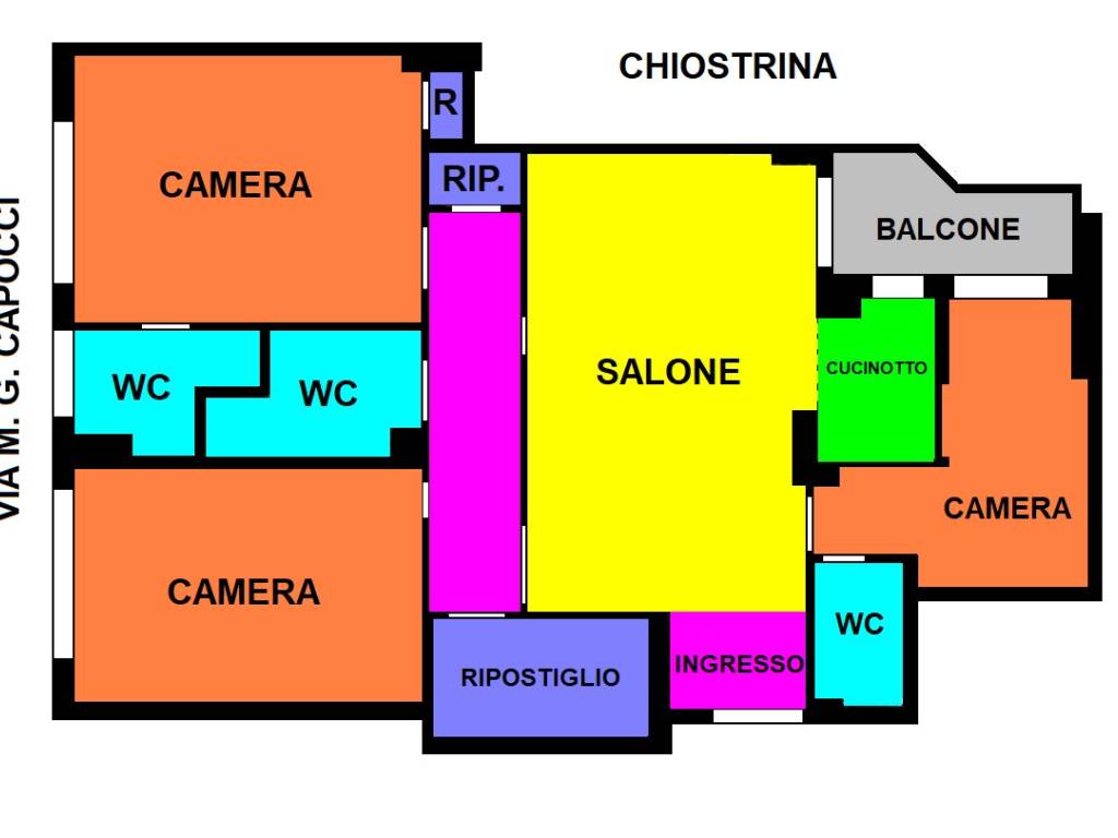 appartamento in vendita a Roma in zona Trieste