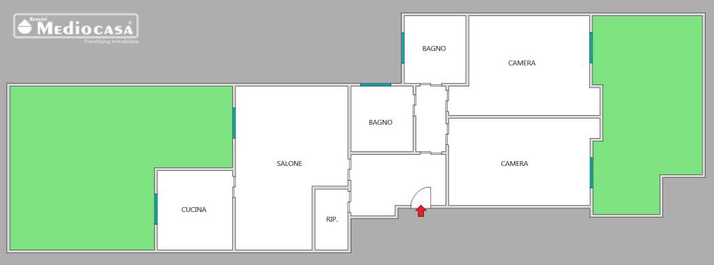 appartamento in vendita a Roma in zona Osteria del Curato