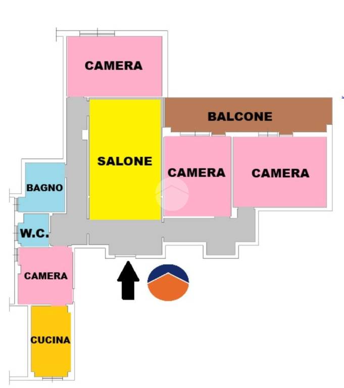appartamento in vendita a Roma in zona Ostiense