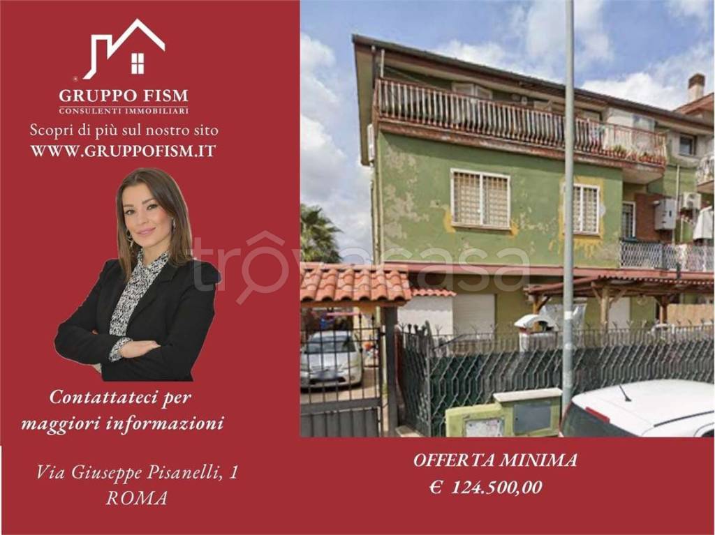 casa indipendente in vendita a Roma in zona Finocchio