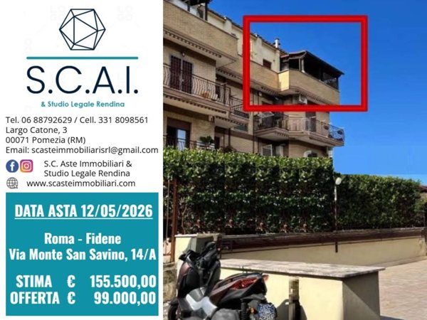 appartamento in vendita a Roma in zona Fidene