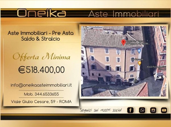 appartamento in vendita a Roma in zona Rione Regola