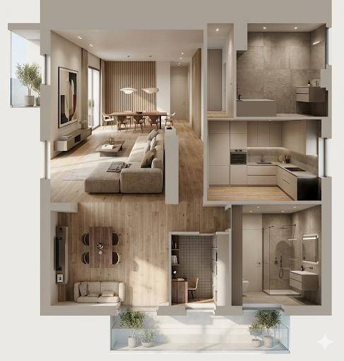 appartamento in vendita a Roma