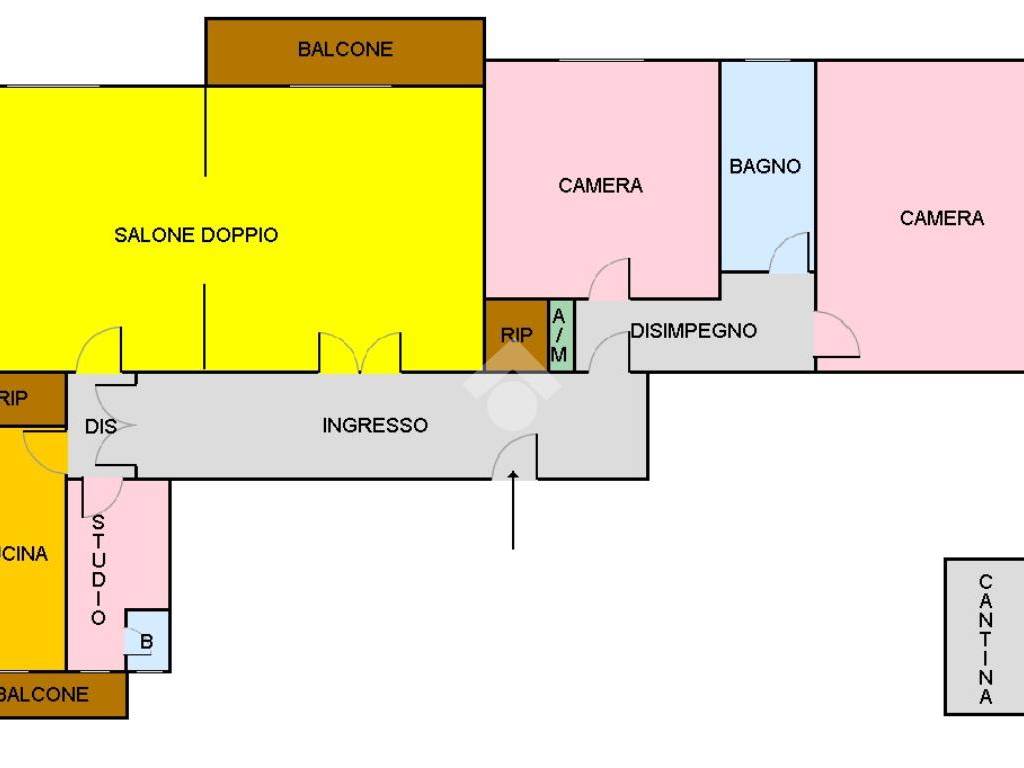 appartamento in vendita a Roma in zona Appio Claudio